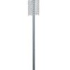 Lamps * | Flash Sale Artiva Adelyn 63 Square Modern Chrome And Black Crystal Floor Lamp