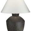 Lamps * | Cheapest Pacific Coast Kitchen & Bath Pacific Coast Massa Table Lamp 64V99 Black Terracotta