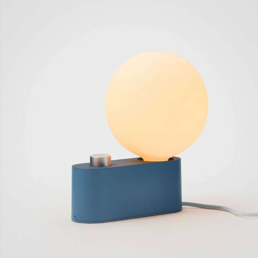 Lamps * | Discount Tala Alumina Table Lamp Sapphire With Sphere Iv