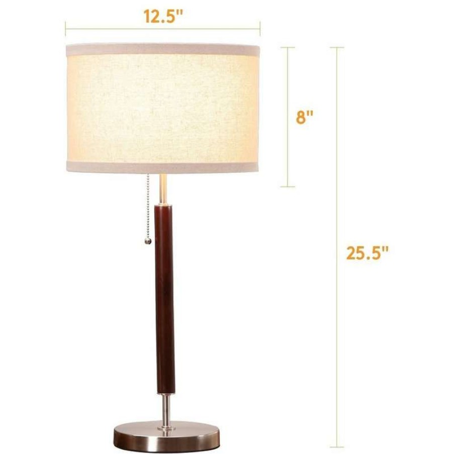 Lamps * | Deals Brightech Carter Desk, Led Side Table, Nightstand & Desk Lamp