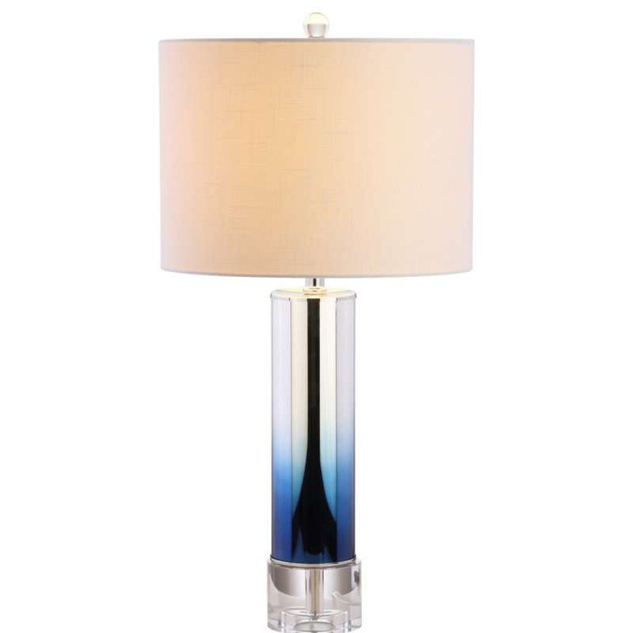 Lamps * | Flash Sale Jonathan Y Edward Glass And Crystal Led Table Lamp, 27