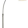 Lamps * | Cheapest Homeglam Elan Arch Floor Lamp, Dark Bronze/White