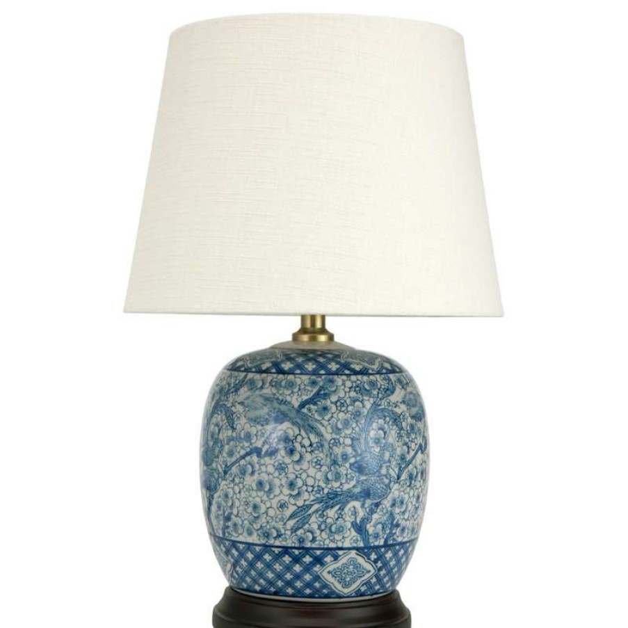 Lamps * | Brand New Oriental Furniture 20 Classic Blue And White Porcelain Jar Lamp