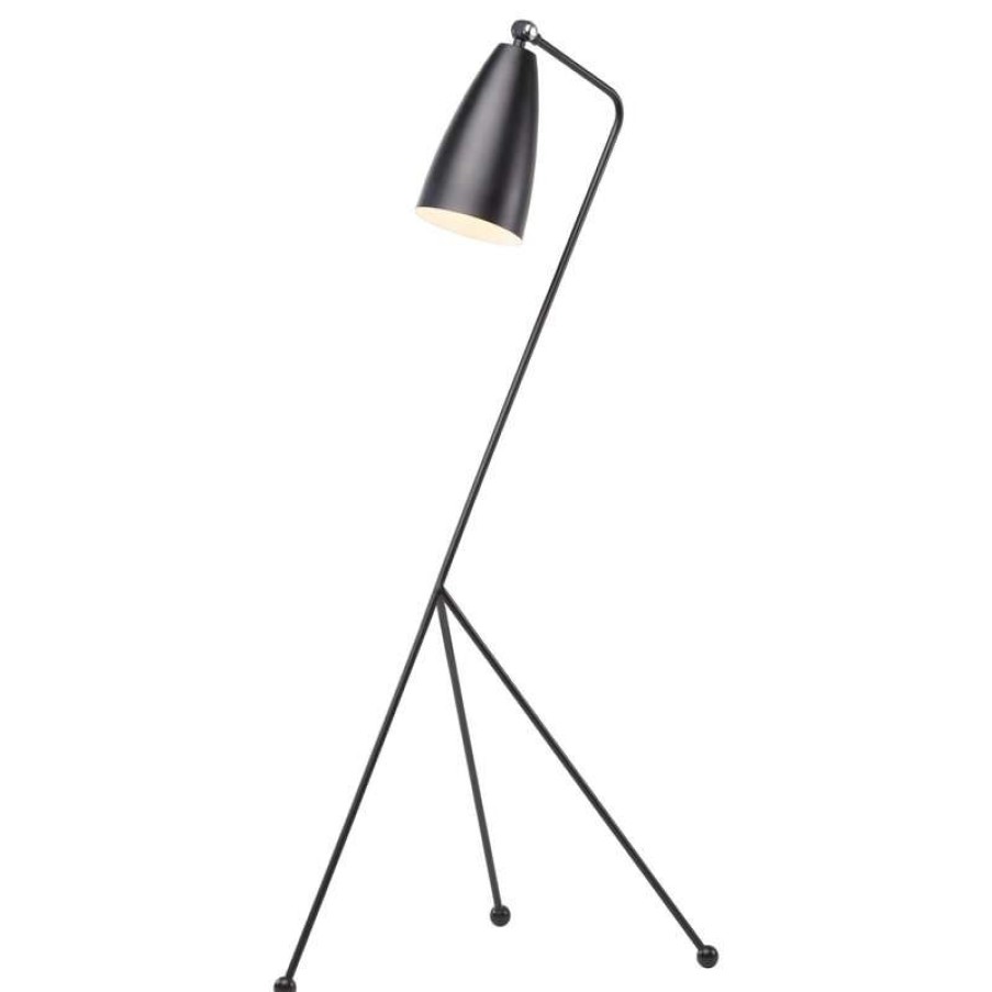 Lamps * | Promo Nuevo Black Lucille Floor Lamp