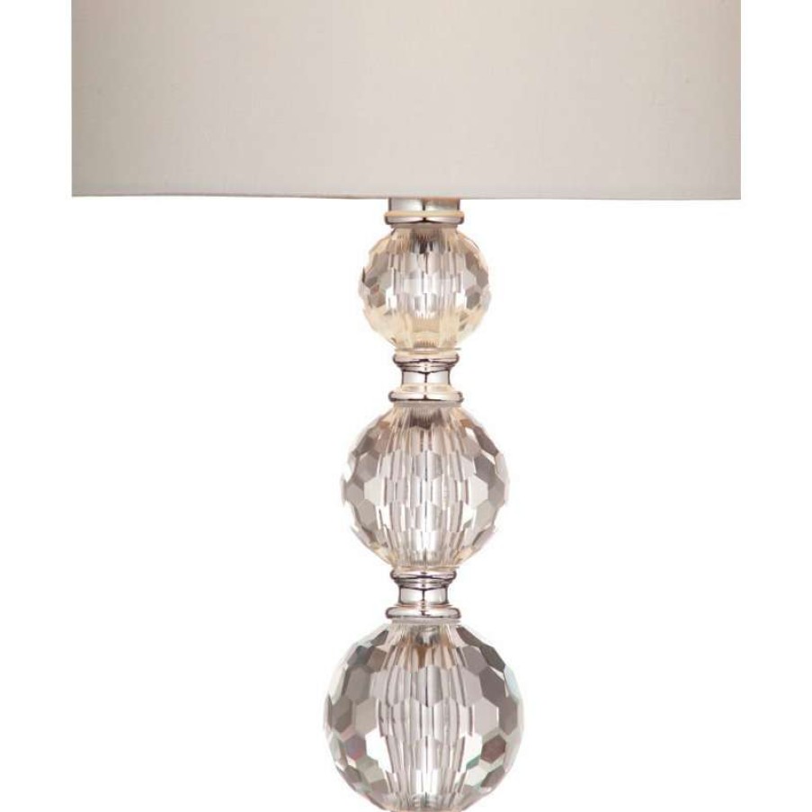 Lamps * | Cheap Bassett Mirror Co. Bassett Mirror Zenia Table Lamp In Crystal Finish L3422Tec