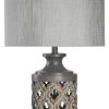 Lamps * | New Stylecraft Home Collection Morocaan Table Lamp, Vincent Gray, Gray