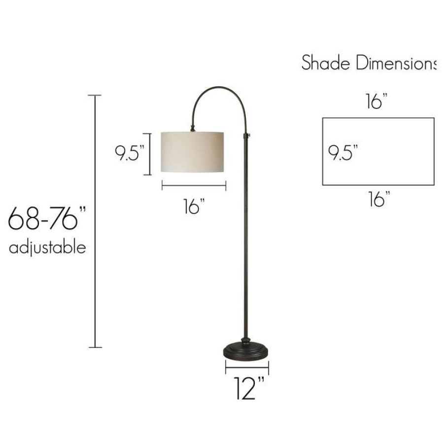 Lamps * | New Forty West Designs Reagan Floor Lamp