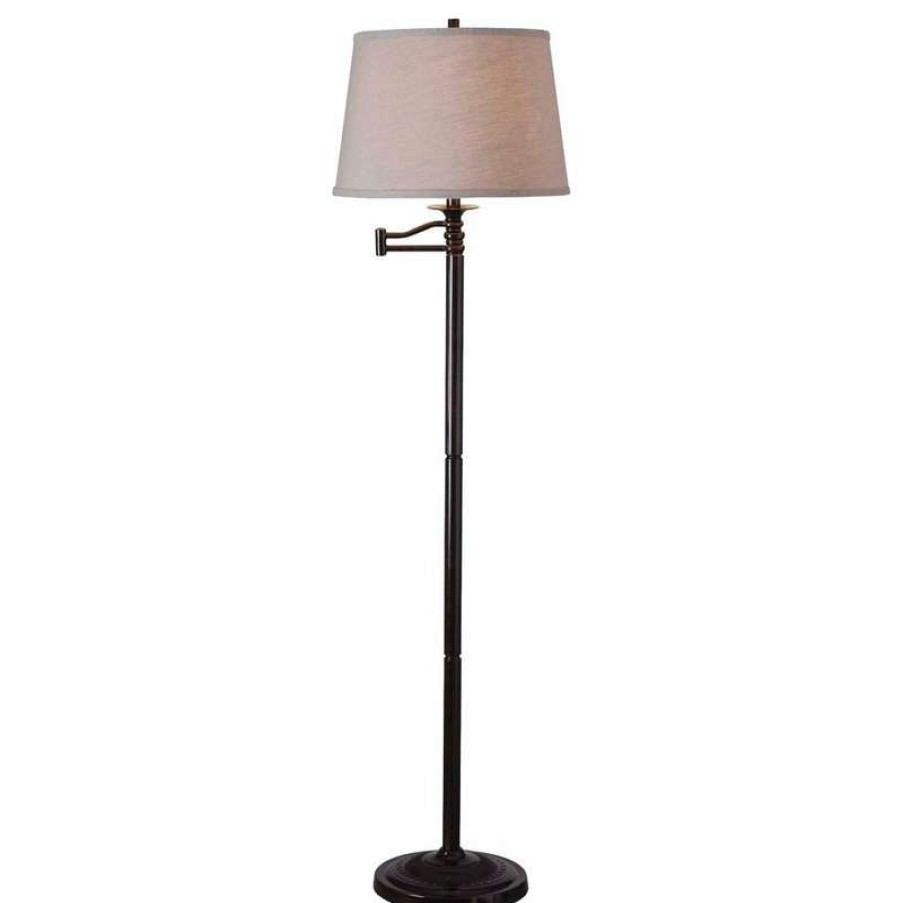 Lamps * | Coupon Kenroyhome.Com Riverside Swing Arm Floor Lamp