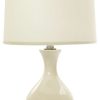 Lamps * | Brand New Fangio Lighting 24 Ceramic Table Lamp, Chapman Ivory