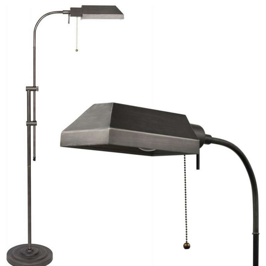 Lamps * | Top 10 Kira Home Prescott 58 Adjustable Standing Pharmacy Floor Lamp, Includes 6W Led