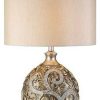 Lamps * | Best Deal Ok Lighting Silver Vine Table Lamp