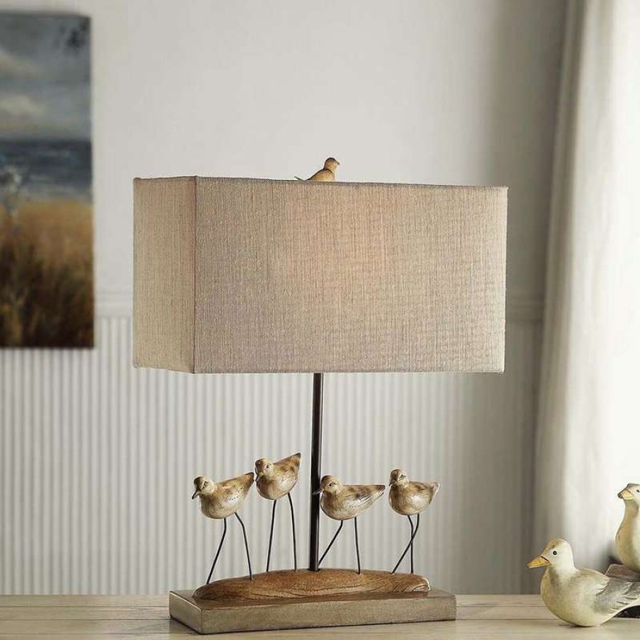 Lamps * | Cheapest Crestview Collection Shore Birds Table Lamp