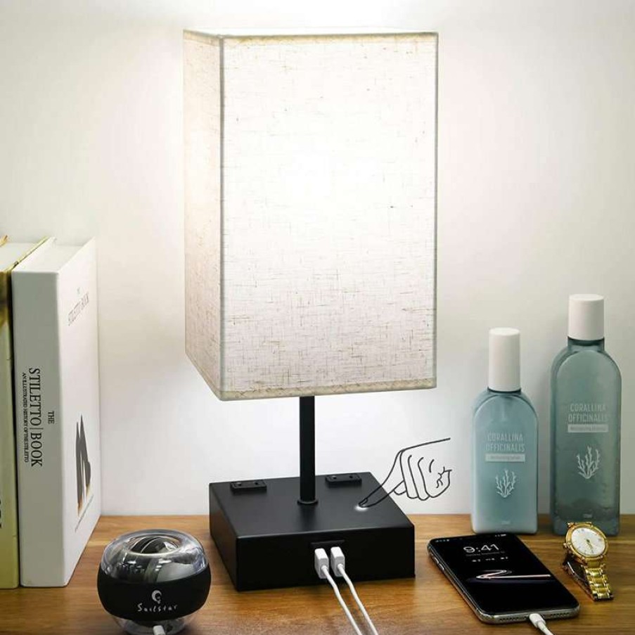 Lamps * | Flash Sale Imtinanz Touch Lamp For Bedroom