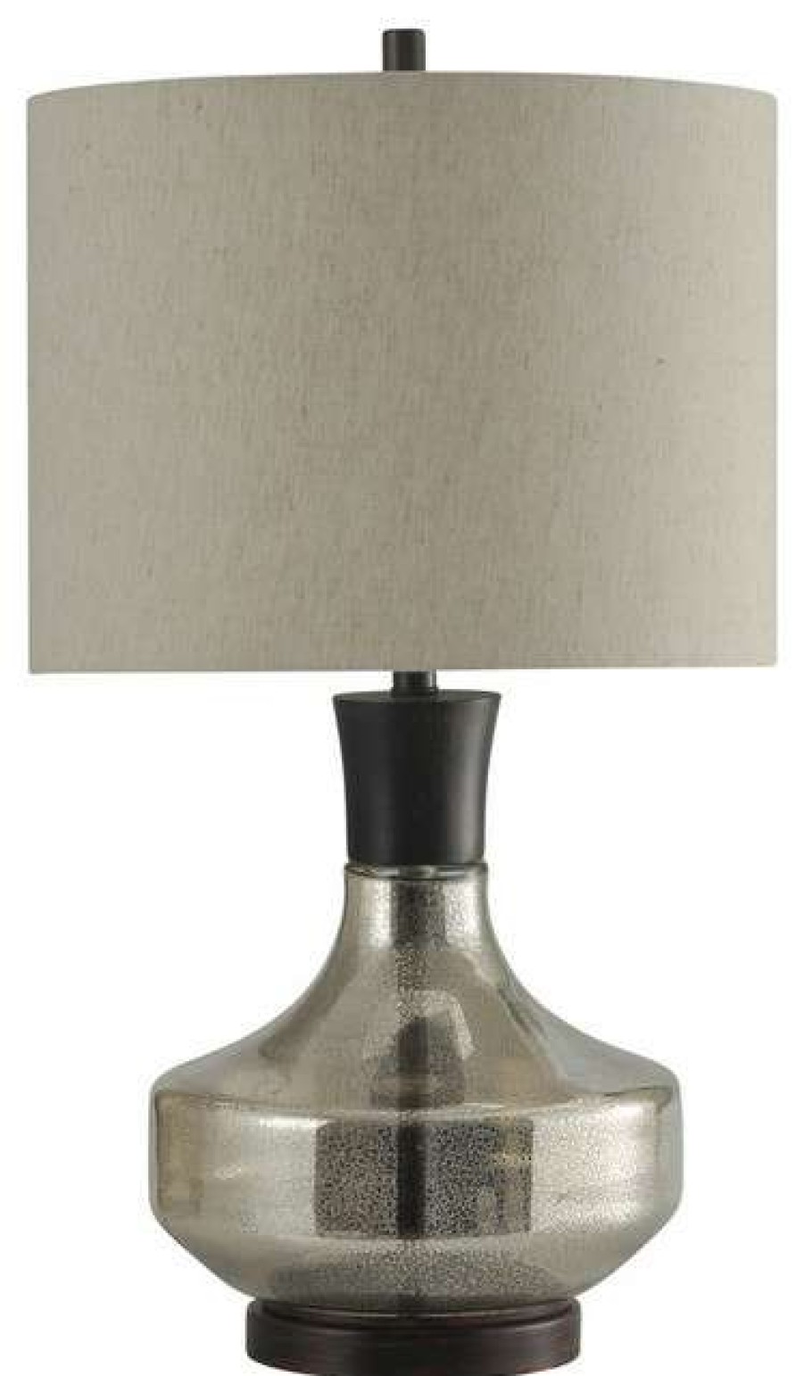 Lamps * | Coupon Stylecraft Home Collection Alamos | Mercury Glass & Metal Table Lamp