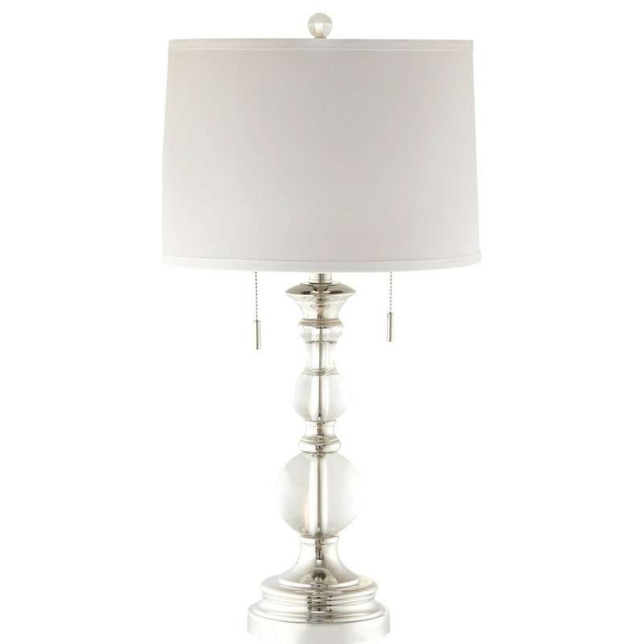 Lamps * | Budget Inspire Q Milos Crystal Base Accent Table Lamp