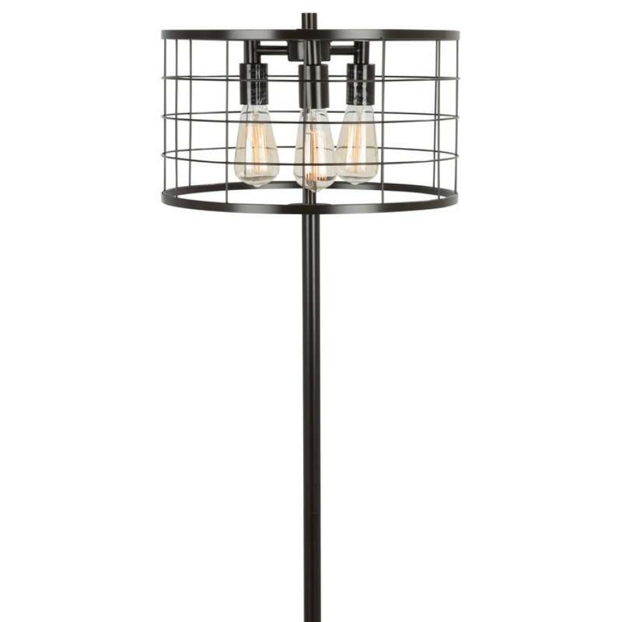 Lamps * | Best Deal Lumisource Indy Wire Floor Lamp With Antique Metal