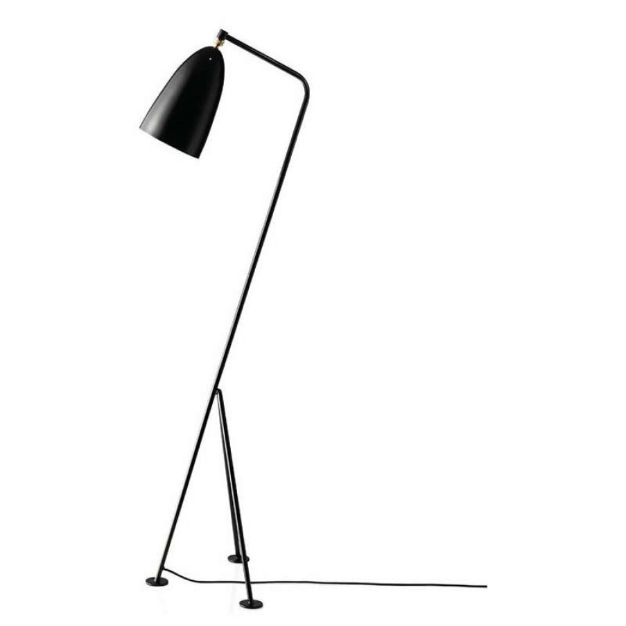 Lamps * | Brand New Imported Lighting Grasshopper Floor Lamp, Black