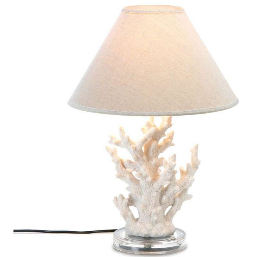 Lamps * | Flash Sale Gallery Of Light White Coral Table Lamp