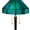 Lamps * | Best Sale Warehouse Of Tiffany, Inc Warehouse Of Tiffany Maeve Tiffany Style 2-Light Turquoise Table Lamp