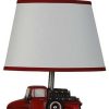 Lamps * | Wholesale Lamps Per Se Truck Table Lamp With Shade, Antique Red