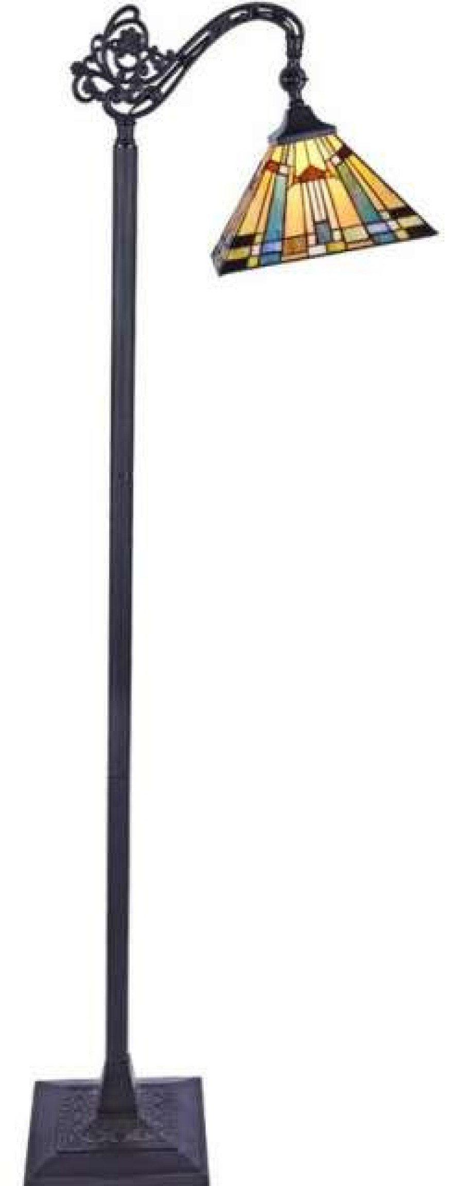 Lamps * | Deals Chloe Lighting, Inc. Chloe Kinsey Tiffany-Style 1 Light Reading Floor Lamp 11 Wide