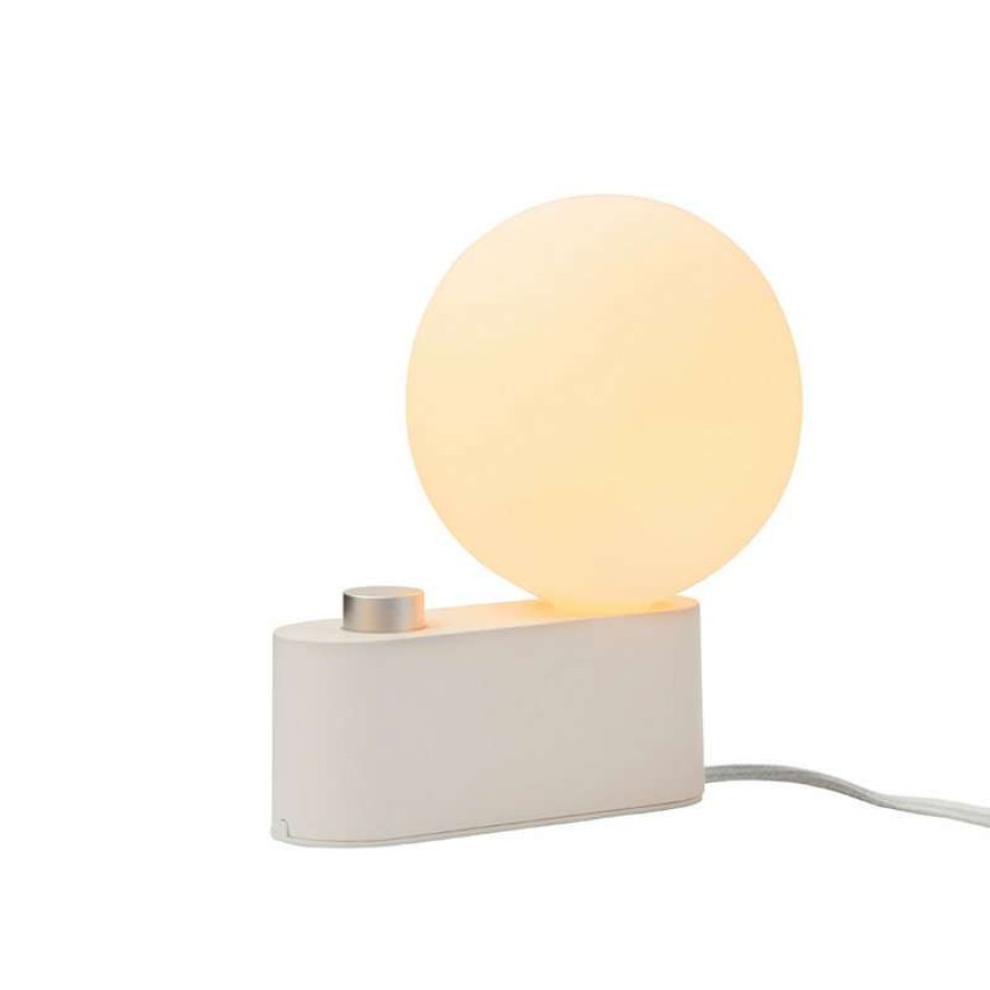 Lamps * | Cheap Tala Alumina Table Lamp Chalk With Sphere Iv