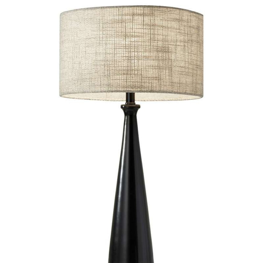 Lamps * | Best Reviews Of Adesso Linda Table Lamp, Black