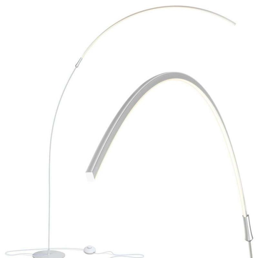 Lamps * | Wholesale Brightech Sparq Hanging, Led Arc Floor Lamp Over The Couch, Contemporary Sta