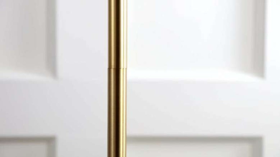 Lamps * | Best Pirce Jonathan Y Roxy 60 Metal Floor Lamp, Brass Gold