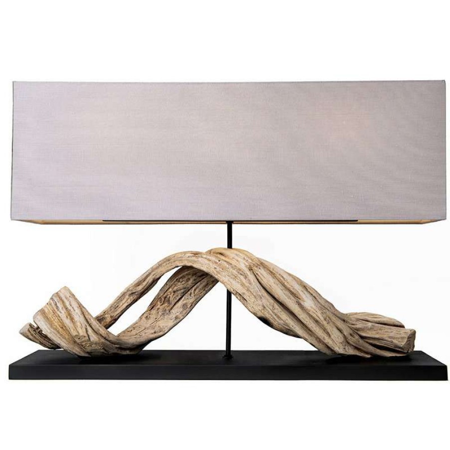 Lamps * | Brand New Thomas Mark Seadrift Natural Driftwood Led Table Lamp