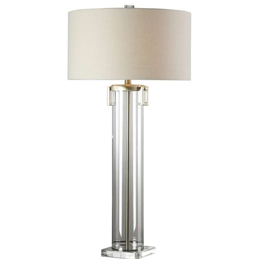 Lamps * | Deals Uttermost Monette Tall Cylinder Lamp