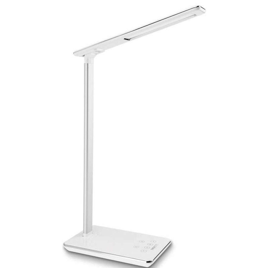 Lamps * | Brand New W86 Trading Co., Llc Dimmable Led Desk Lamp, 4 Lighting Modes, White