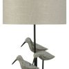 Lamps * | Coupon Stylecraft Home Collection Sandpiper Table Lamp In Chittaway Bay Finish Linen Drum Shade