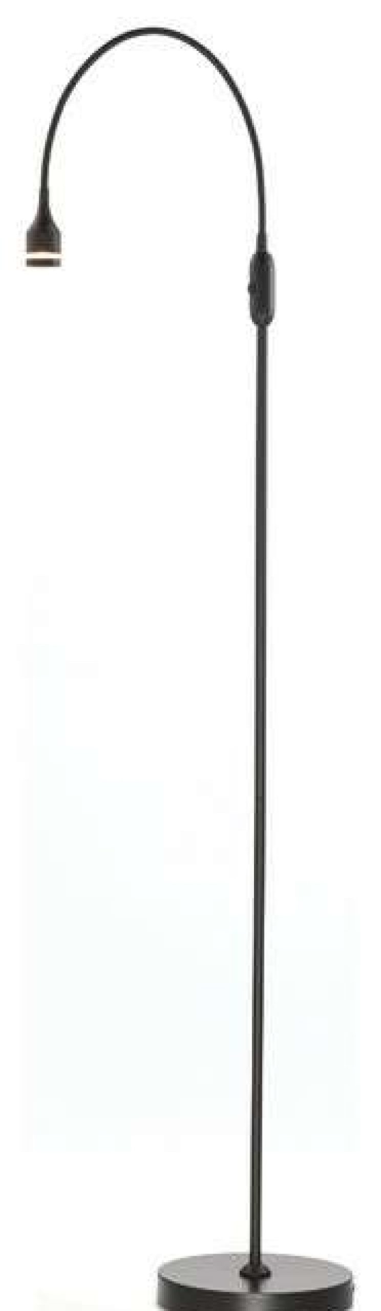 Lamps * | Buy Adesso Prospect Led Floor Lamp, Black